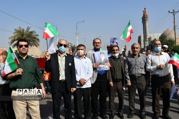 راهپیمایی 13 آبان در اهواز