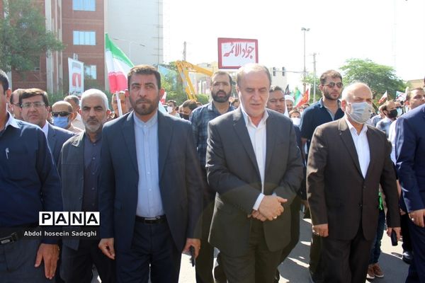 راهپیمایی یوم الله 13 آبان در بوشهر