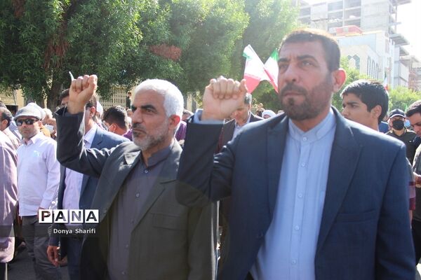 راهپیمایی یوم الله 13 آبان در بوشهر
