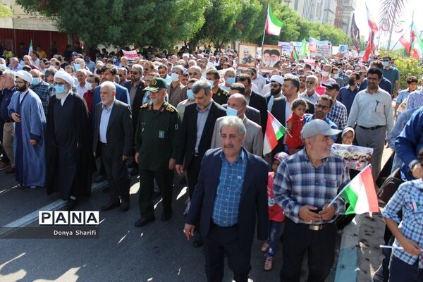 راهپیمایی یوم الله 13 آبان در بوشهر