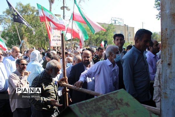 راهپیمایی یوم الله 13 آبان در بوشهر