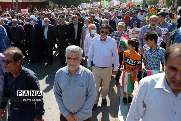 راهپیمایی یوم الله 13 آبان در بوشهر