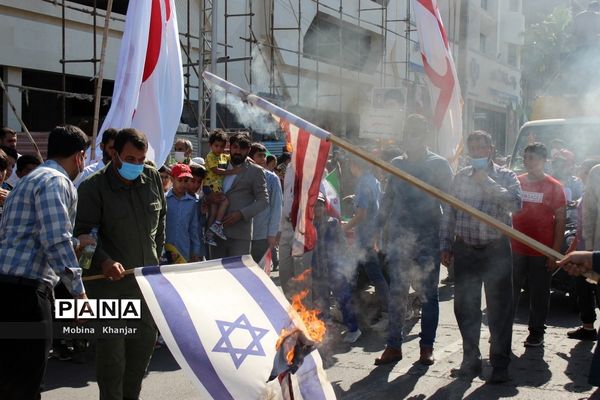 راهپیمایی یو‌م‌الله 13 ابان در بوشهر -2