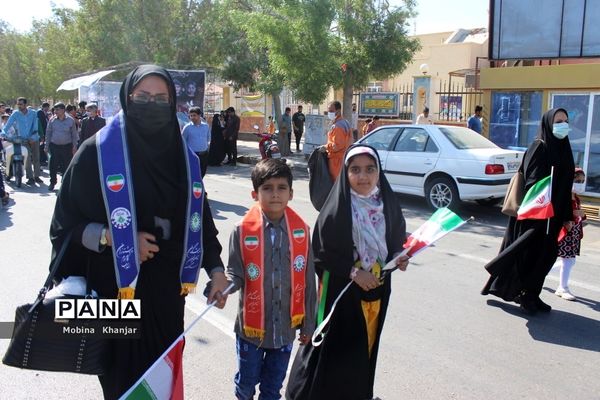 راهپیمایی یو‌م‌الله 13 ابان در بوشهر -2