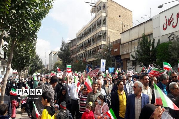 راهپیمایی 13 آبان در شیراز