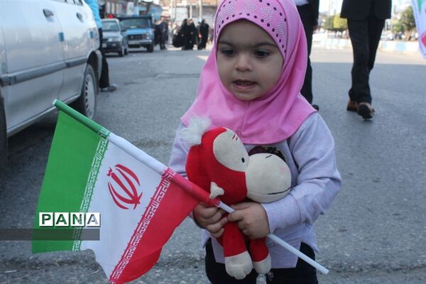راهپیمایی 13 آبان در محمود آباد
