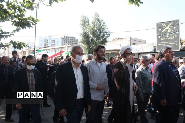 راهپیمایی 13 آبان در محمود آباد