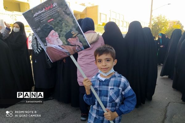 راهپیمایی 13 آبان در قزوین-2