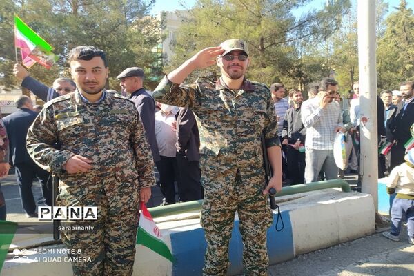 راهپیمایی 13 آبان در قزوین-2