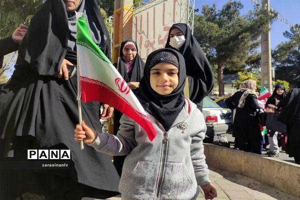 راهپیمایی 13 آبان در قزوین-2