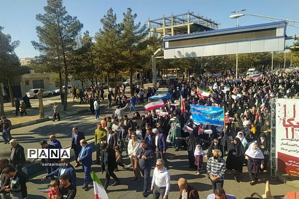 راهپیمایی 13 آبان در قزوین-2