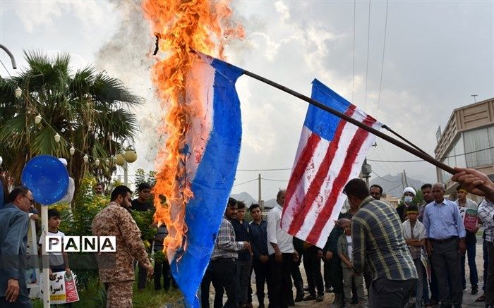 حماسه دوباره مردم  ساری در راهپیمایی ۱۳ آبان/فیلم