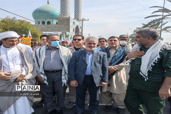 راهپیمایی یوم‌الله 13 آبان  در چابهار