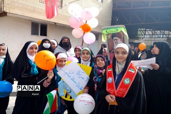 راهپیمایی ‌13 آبان در شهرستان کوشک