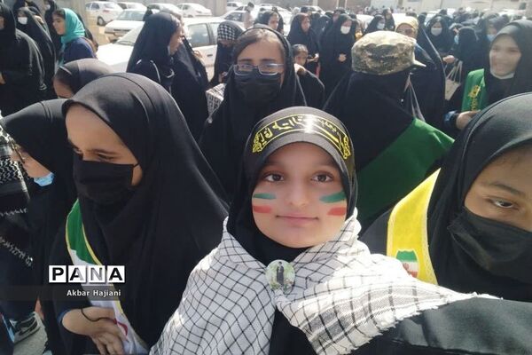 راهپیمایی 13 آبان در کاکی