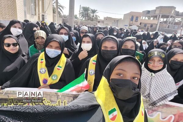 راهپیمایی 13 آبان در کاکی