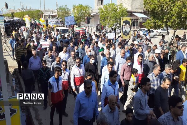 راهپیمایی 13 آبان در دیلم