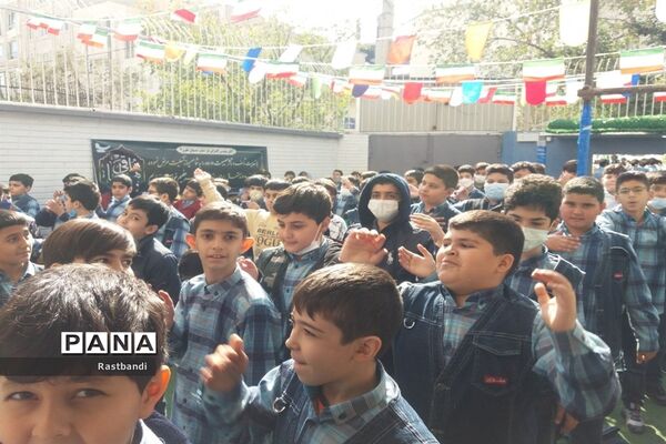 مراسم سوگواری حضرت فاطمه معصومه در دبستان علوی منطقه ۱۳