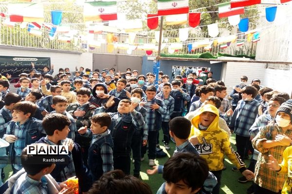 مراسم سوگواری حضرت فاطمه معصومه در دبستان علوی منطقه ۱۳