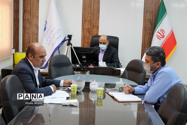 نشست مجازی معاونت آموزش ابتدایی آموزش و پرورش استان بوشهر با  شهرستان‌ها و مناطق استان