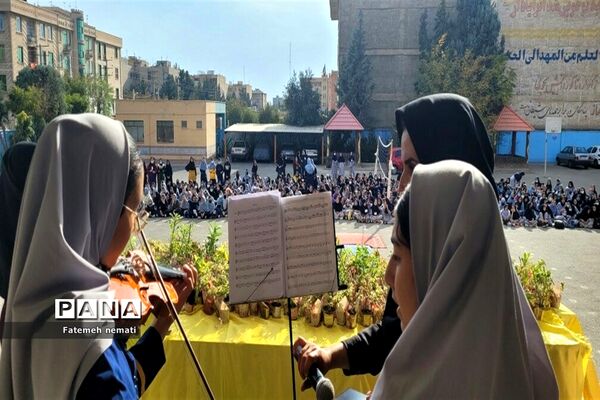 افتتاحیه المپیاد ورزشی درون‌مدرسه‌ای در دبیرستان دخترانه شایستگان