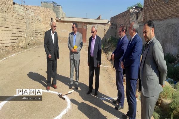 آیین کلنگ‌زنی دبستان سه کلاسه در البوجلال شمالی سوسنگرد