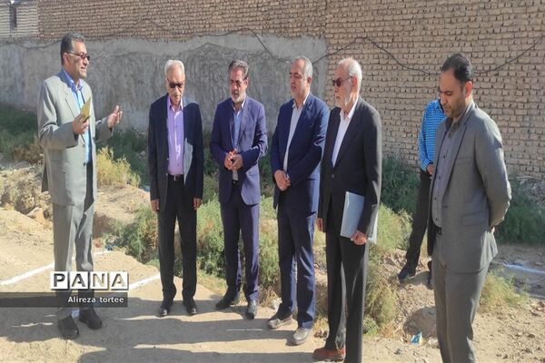 آیین کلنگ‌زنی دبستان سه کلاسه در البوجلال شمالی سوسنگرد