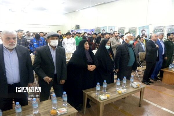 مراسم یادواره شهدای هنرستان شهید‌گلشنی منطقه کهریزک