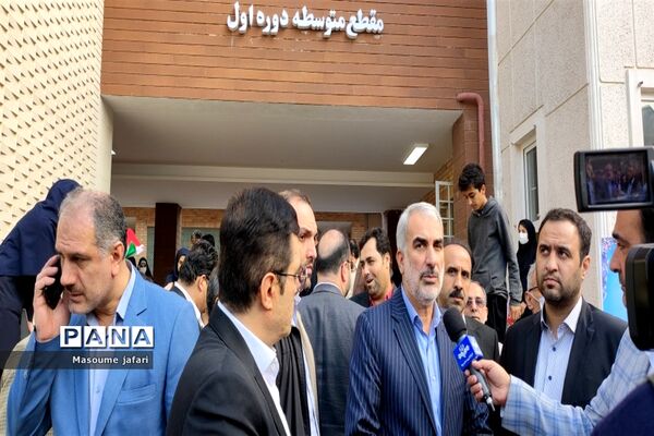 افتتاح مدرسه ۱۸ کلاسه با حضور وزیرآموزش و پرورش در گرگان