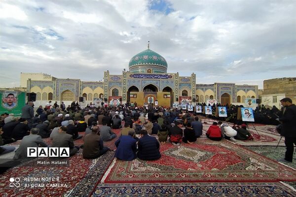 مراسم بزرگداشت چهلمین روز شهادت «مهدی زاهدلویی» در قم