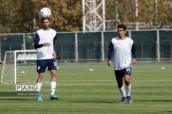 آخرین تمرین تیم ملی فوتبال ایران قبل از اعزام به جام جهانی