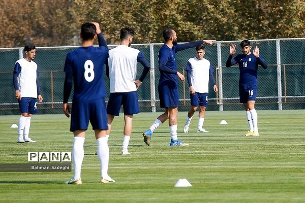 آخرین تمرین تیم ملی فوتبال ایران قبل از اعزام به جام جهانی