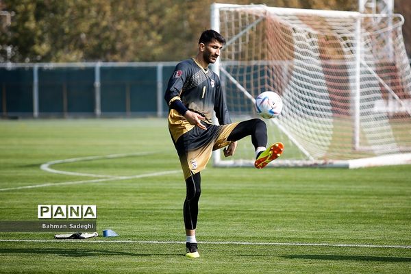 آخرین تمرین تیم ملی فوتبال ایران قبل از اعزام به جام جهانی