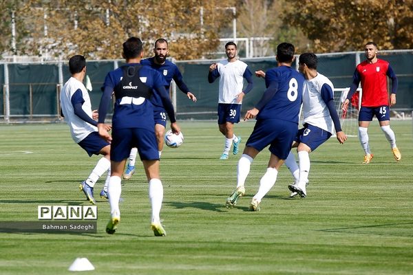 آخرین تمرین تیم ملی فوتبال ایران قبل از اعزام به جام جهانی