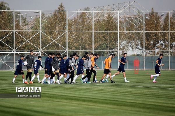 آخرین تمرین تیم ملی فوتبال ایران قبل از اعزام به جام جهانی