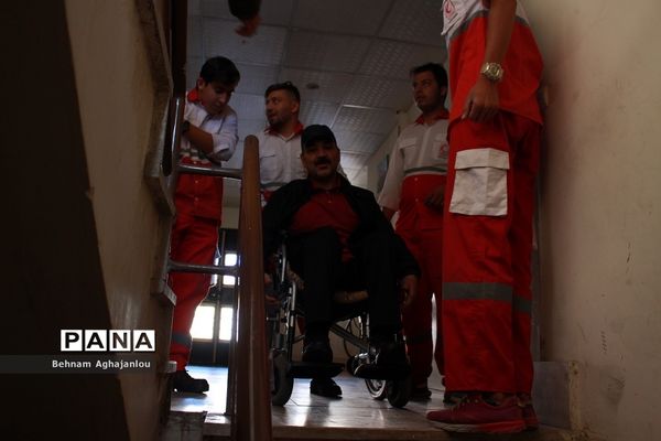 مانور زلزله، تخلیه و اسکان اضطراری در زنجان