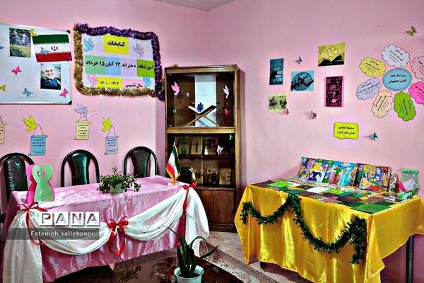 افتتاح کتابخانه دانش‌آموزی در شهرستان قرچک