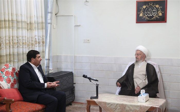 مخبر با آیت الله مکارم شیرازی دیدار کرد