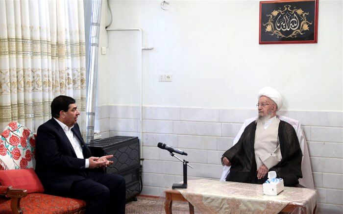 مخبر با آیت الله مکارم شیرازی دیدار کرد