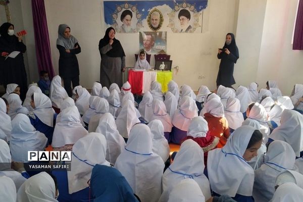 بزرگداشت شهید ادواردو آنیلی در دبستان دخترانه شهید کمانی فشافویه