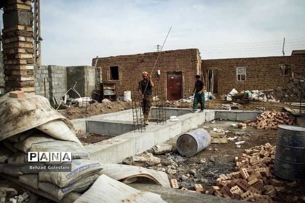 عملیات بازسازی و احداث واحدهای مسکونی مناطق زلزله زده خوی