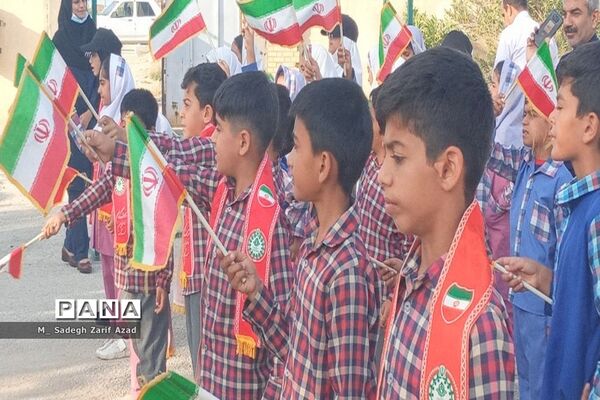 افتتاح طرح باران رحمت در مدارس دلوار