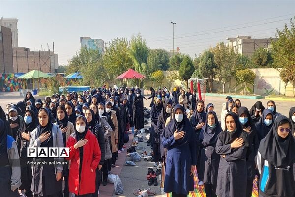 برگزاری جشن هفته کتابخوانی و بسیج درآموزشگاه نمونه دولتی ارشاد شهرستان قرچک