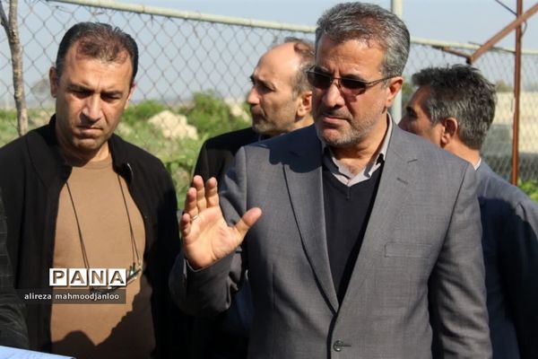 بازدید مدیرکل ورزش و جوانان مازندران از پروژه‌های ورزشی نیمه‌کاره گلوگاه