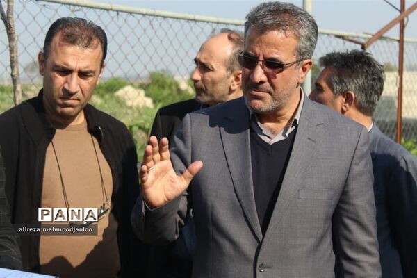 بازدید مدیرکل ورزش و جوانان مازندران از پروژه‌های ورزشی نیمه‌کاره گلوگاه