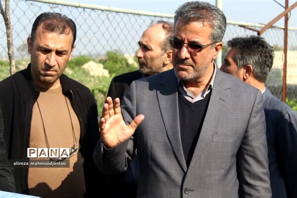 بازدید مدیرکل ورزش و جوانان مازندران از پروژه‌های ورزشی نیمه‌کاره گلوگاه