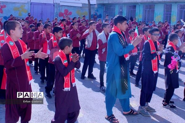 مراسم یادبود شهدای دانش آموز فاطمیون