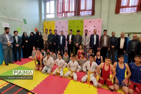 آیین افتتاحیه پروژه‌های ورزشی آموزش و پرورش شهرستان قرچک