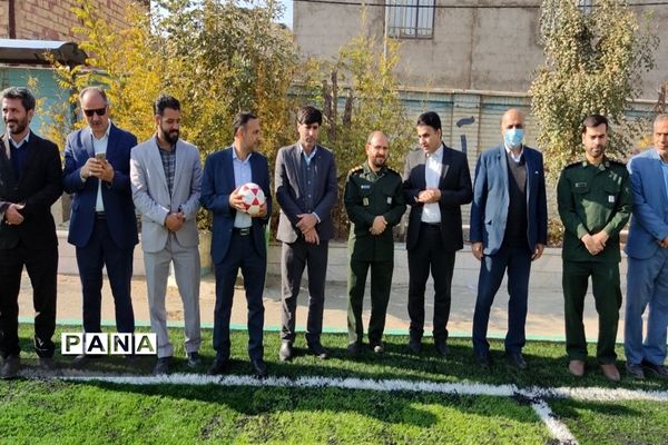 آیین افتتاحیه پروژه‌های ورزشی آموزش و پرورش شهرستان قرچک