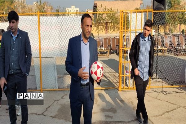 آیین افتتاحیه پروژه‌های ورزشی آموزش و پرورش شهرستان قرچک